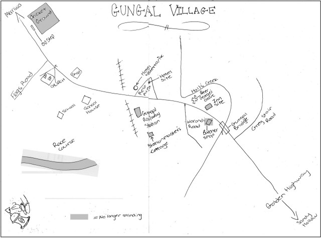 An early view of Gungal, by Clarice Judge